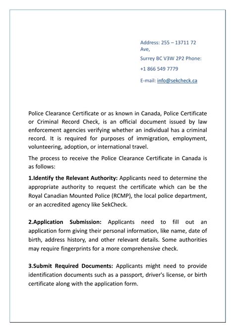 Ppt Police Clearance Certificate Canada Powerpoint Presentation Free Download Id 12692619