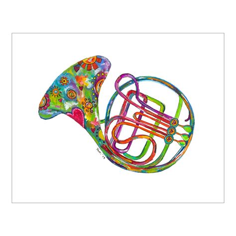 French Horn - Art from the Hills