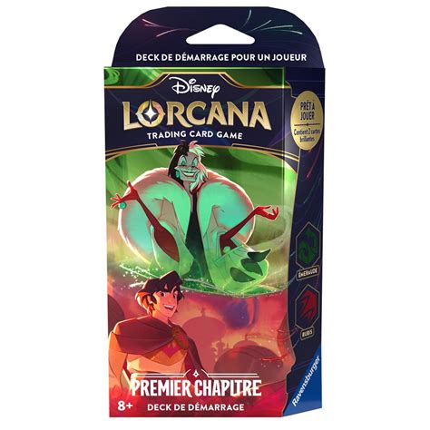 Carte Collectionner Ravensburger Disney Lorcana Starter Emeraude