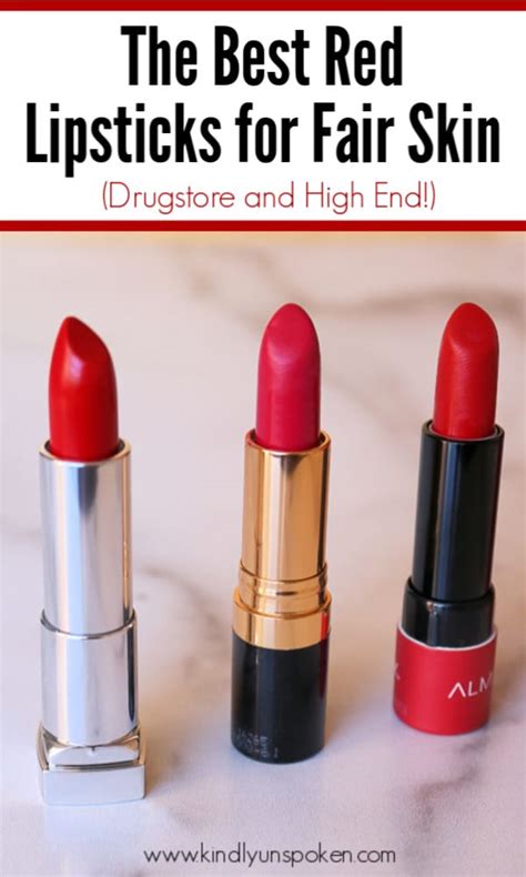 Best Red Lipsticks For Fair Skin Kindly Unspoken