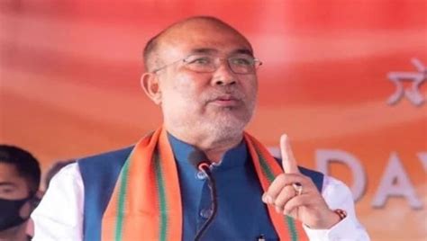 Manipur Violence Cm Biren Singh Visits Delhi To Meet Prime Minister