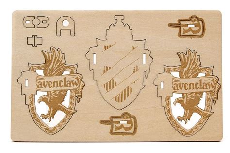 IncrediBuilds Emblematics Harry Potter Ravenclaw Wood Decor