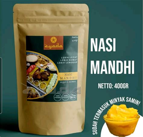 Nasi Mandhi Instan Zyada Gram Porsi Sudah Termasuk Minyak