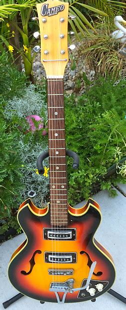 Vintage 60 S Cameo Deluxe 335 Style Hollow Body Sunburst Reverb