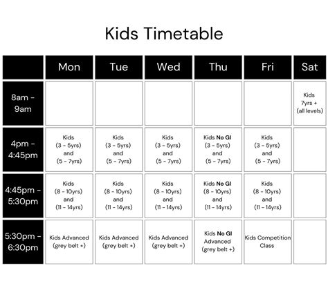 Timetable Jiu Jitsu Ballina Portal Brazilian Jiu Jitsu Ballina