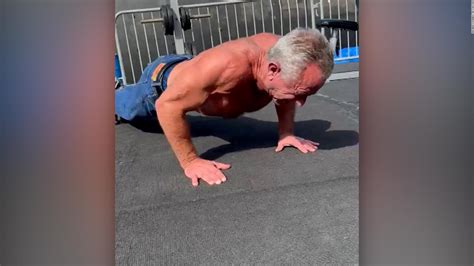 Video Rfk Jr S Shirtless Pushups Go Viral Cnn Video