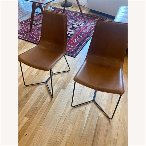 West Elm Slope Dining Chair Set Of Aptdeco