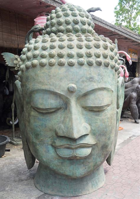 A Beautiful Bust Of Lord Buddha The Buddha Has A Large Bump Of