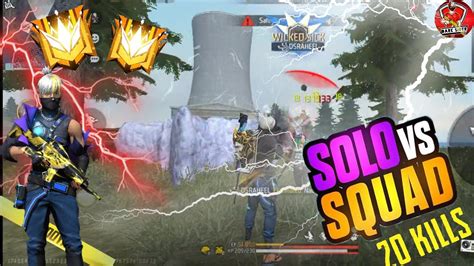 Solo Vs Squad Ranked Match Booyah 10 Kills Booyah Game Play Dark Sider