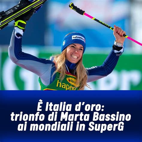 Dopo Brignone Arriva Loro Di Marta Bassino Che Batte La Shiffrin Nel