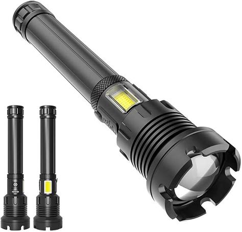 Led Rechargeable Tactical Laser Flashlight High Lumens