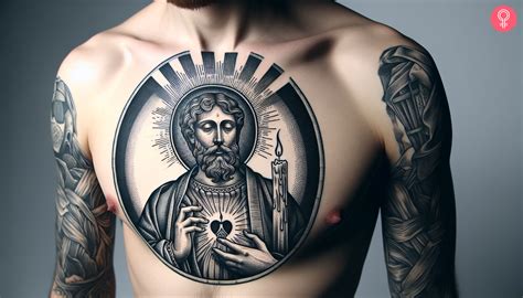 8 Amazing Jesus Chest Tattoo Idea Designs And Meaning