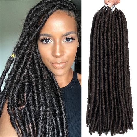 Packs Lot Dreadlocks Crochet Braids Soft Faux Locs Crochet Hair