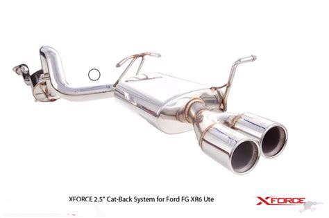 Xforce Ford Falcon Fg Xr Cat Back Exhaust Redline Performance