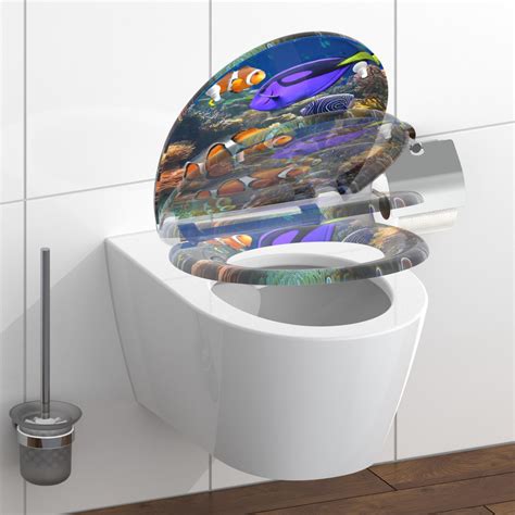 Wc Sitz Sea Life • Duroplast • Mit Absenkautomatik • SchÜtte