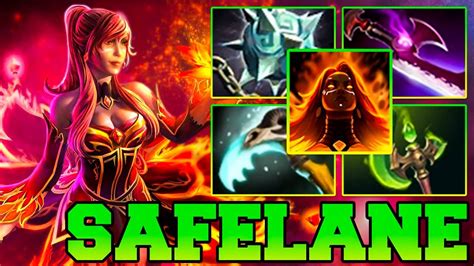 Kills Safelane Lina Lina Dota Carry With Kills Build Pro