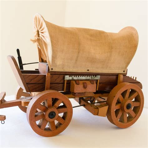 Vintage Covered Wagon Pioneer Model Toy By Vintageharvey On Etsy