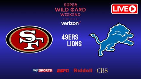 San Francisco Ers Vs Detroit Lions Nfl Live Stream Nfc