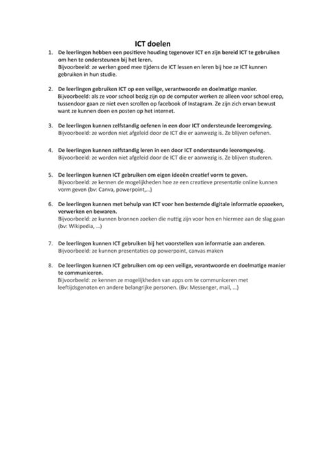 Ict Eindtermen Pdf