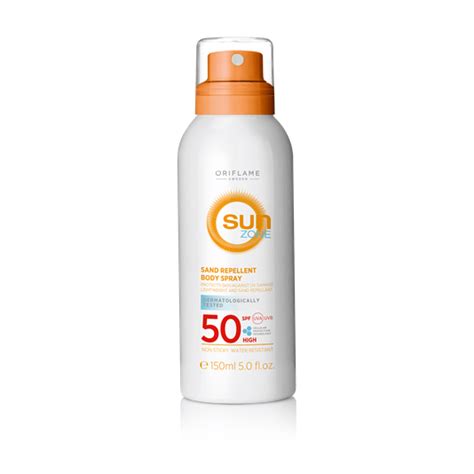 Oriflame Sun Zone Spf 50 Korumalı Vücut Spreyi Kuma Ve Suya Karşı