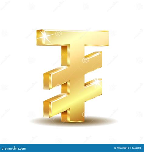 Mongolian Tugrik Currency Symbol, Vector Illustration Isolated On White ...