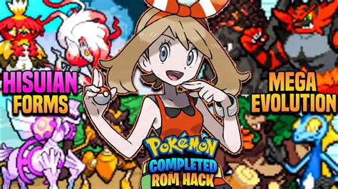 BEST COMPLETED Pokemon GBA Rom Hack 2022 With Mega Evolution Hisuian