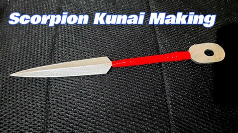 Making A Kunai Knife To Teach You How To Make Kunai Knife For Fantasy