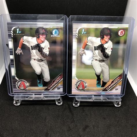 Bowman Draft Chrome Corbin Carroll St Arizona Diamondbacks