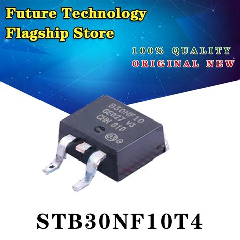 10PCS-LOT-STB30NF10T4-TO263-Logo-B30NF10-Transistors-IC-New-Original-In ...