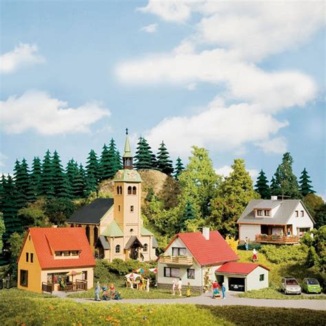 Coffret village Auhagen 15201 ho pour modélisme ferroviaire