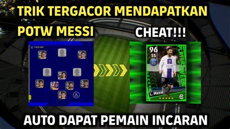 TRIK TERGACOR DAPATKAN LIONEL MESSI BONGKAR TRIK KONAMI YouTube