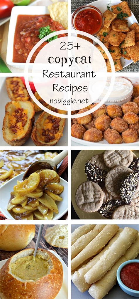 25 Copycat Restaurant Recipes