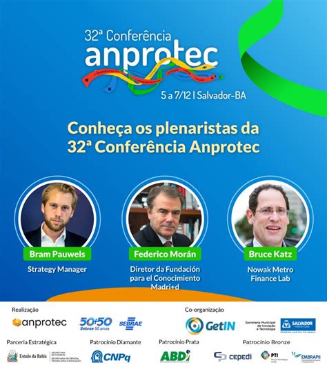 Confira A Programa O Da Confer Ncia Anprotec Anprotec