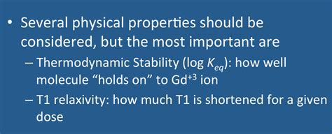 Gadolinium contrast: properties - Questions and Answers in MRI