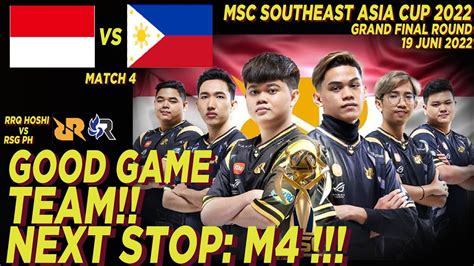 Rrq Hoshi Vs Rsg Ph Match Grand Final Minggu Juni Msc