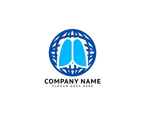 Lung Logo Template Design Vector Sign Respiratory Logo Vector Sign