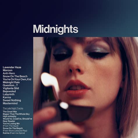 Taylor Swift Midnights Late Night Edition By Lovatohutcherson On