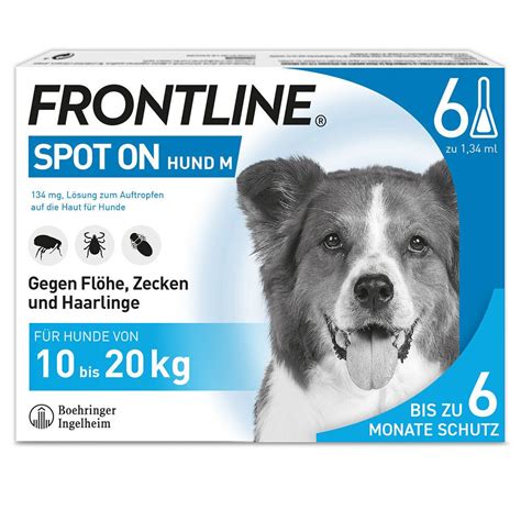 FRONTLINE SPOT ON Hund 10 20kg gegen Zecken und Flöhe 6 St shop