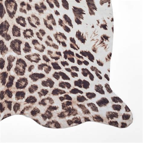 Faux Leopard Print Rug | Dunelm