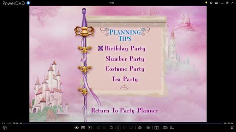 Disney Princess Party Volume 2 2005 Dvd Menu Walkthrough Youtube