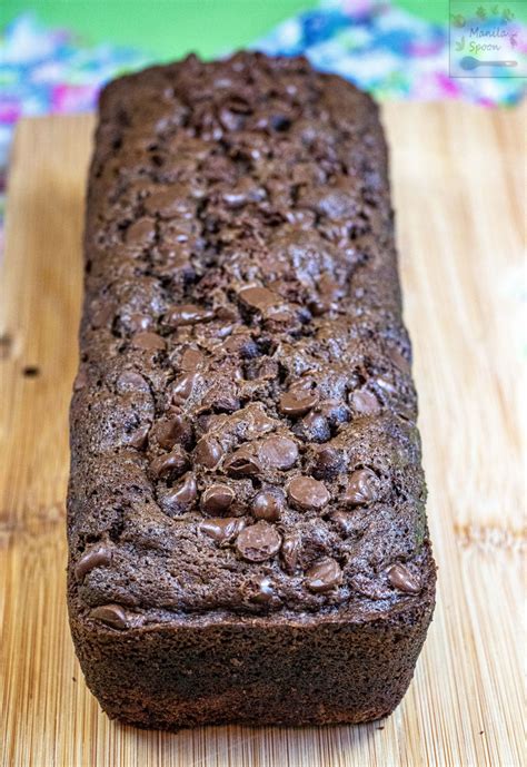 Double Chocolate Zucchini Bread Manila Spoon