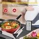Elexnux W Portable Burner Infrared Ceramic Silver Electric Stove Hot Plate With Anti Scald