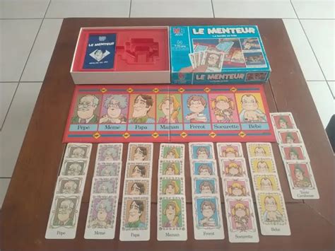 JEU DE SOCIÉTÉ complet VF ancien vintage MB Le menteur Liv Offerte