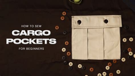 How To Sew Expanding Cargo Pockets Ga Youtube