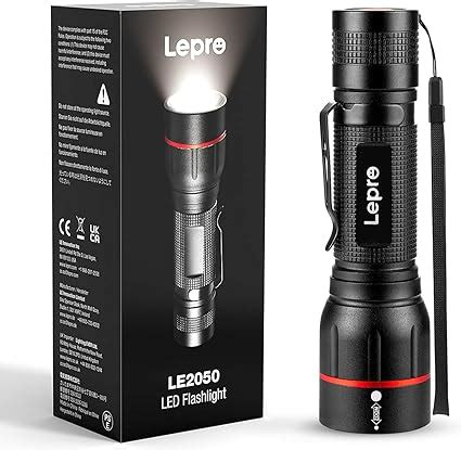 Amazon Co Jp Lepro Led Flashlight Handy Light Powerful Military Use