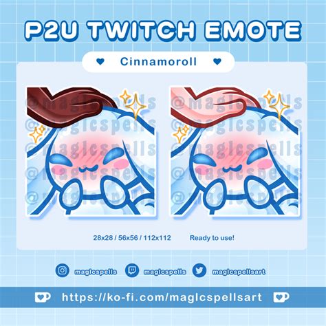 P2U Cinnamoroll Pet Emote Maglcspells S Ko Fi Shop Ko Fi Where