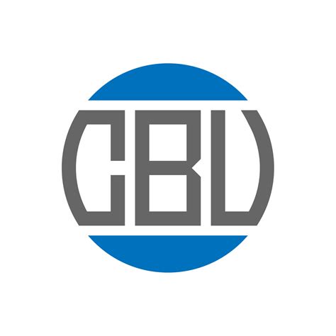 Cbu Letter Logo Design On White Background Cbu Creative Initials