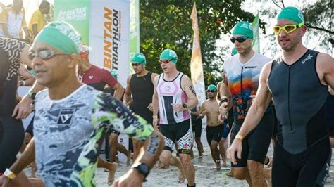 Bintan Triathlon Sukses Digelar Di Lagoi Riau Ratusan Peserta