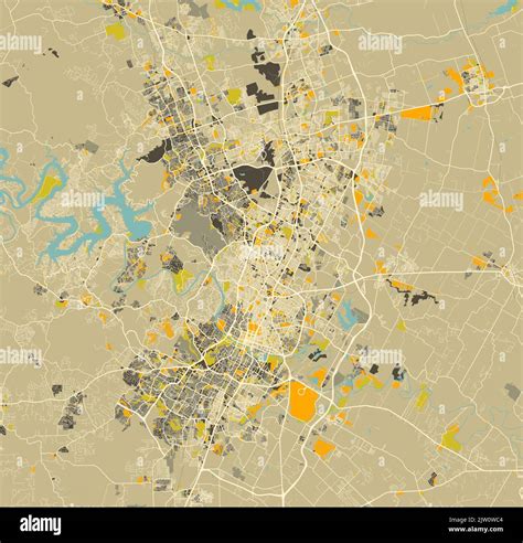 City Map Of Austin Texas United States Stock Vector Image Art Alamy