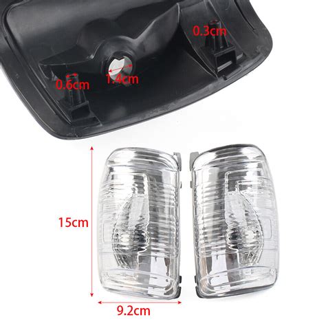 2x Door Wing Mirror Indicator Lens Turn Signal Housing For Ford Transit 2014 21 421116175220 Ebay